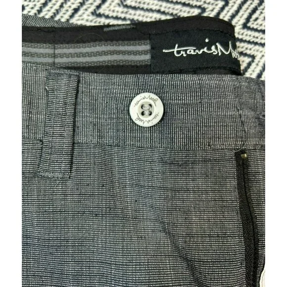 Travis Mathew Mens Lightweight Stretch Gray Dress Pants Size 34 - Picture 3 of 6